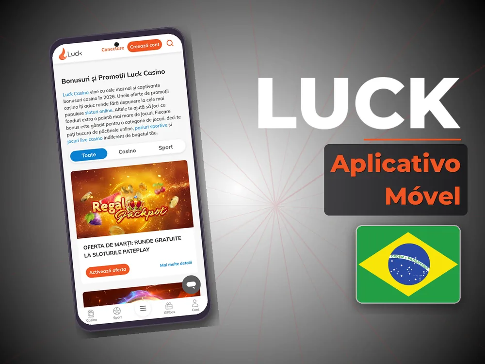 Luck - Aplicativo Móvel
