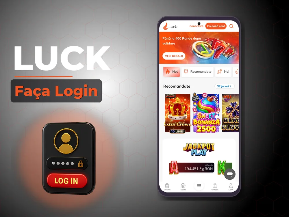 Luck - Faça Login