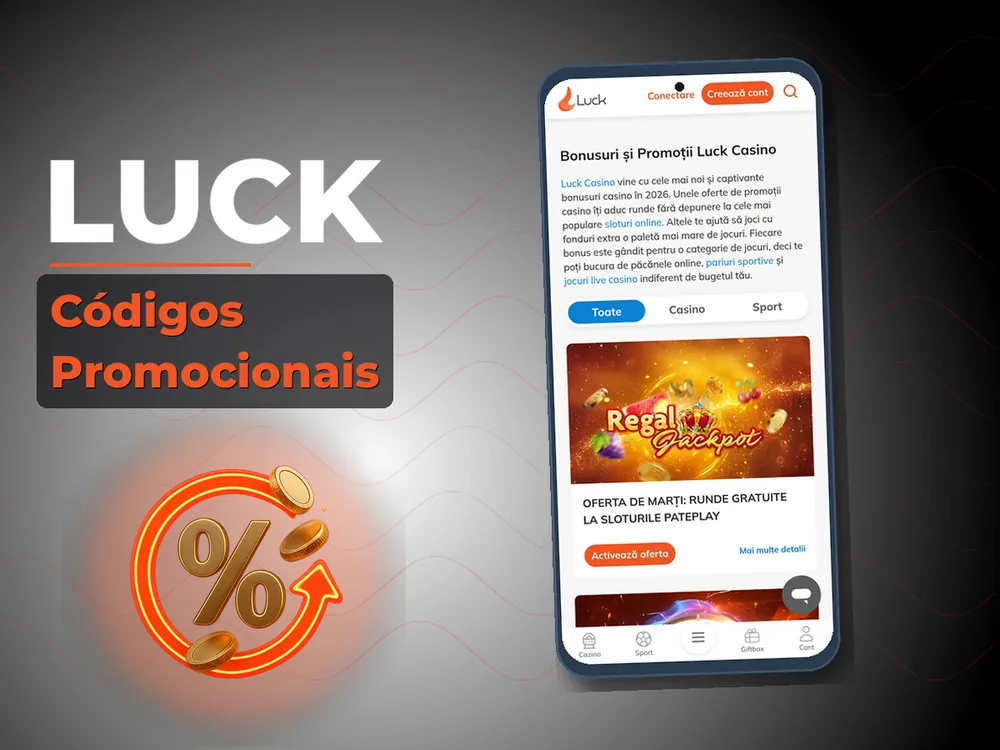 Luck - Códigos Promocionais